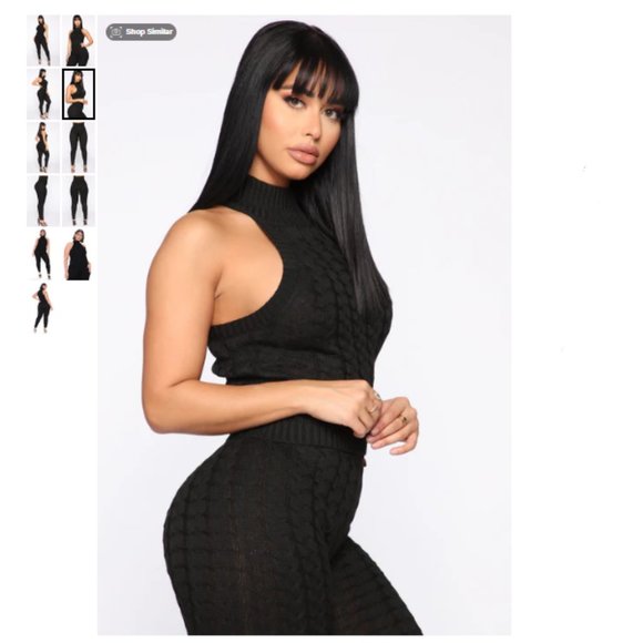 Fashion Nova You Know Who Sweater Set - Picture 7 of 12